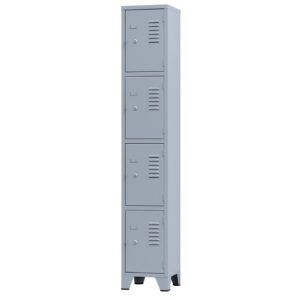 Vestiário de Aço 4 Portas Pequenas Locker