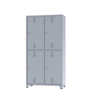 Armários de Aço/Vestiário de Aço Insalubre 04 Portas Grande Locker